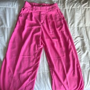 Women's High-Rise Wide Leg Fluid Pants - A New Day